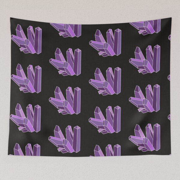 Item preview, Amethyst crystal doodle designed and sold by 445-Designs.
