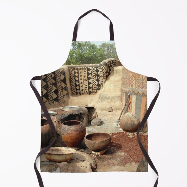 Item preview, African Village Decorated Houses Clay Pots, Burkina Faso designed and sold by worldways.