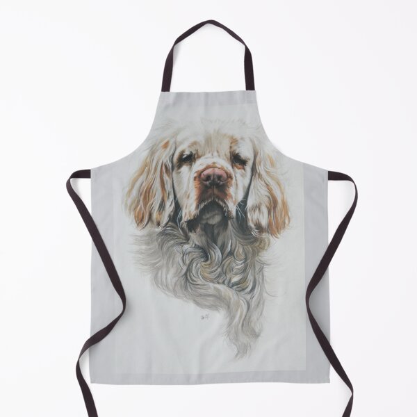 Item preview, Clumber Spaniel in Watercolor designed and sold by BarbBarcikKeith.