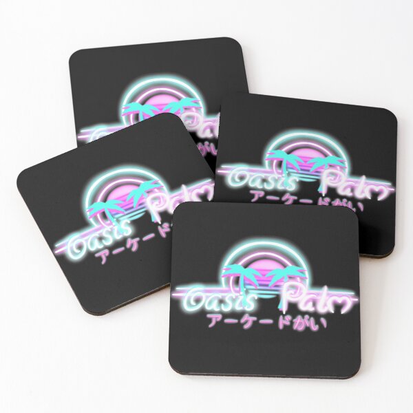 Item preview, Vaporwave retro o a s i s  p a l m  a r c a d e designed and sold by Hams-Trash.