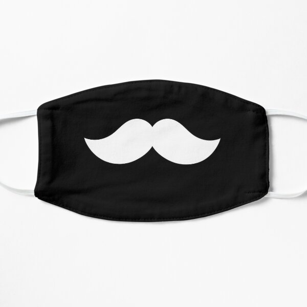 Mustache face mask Flat Mask