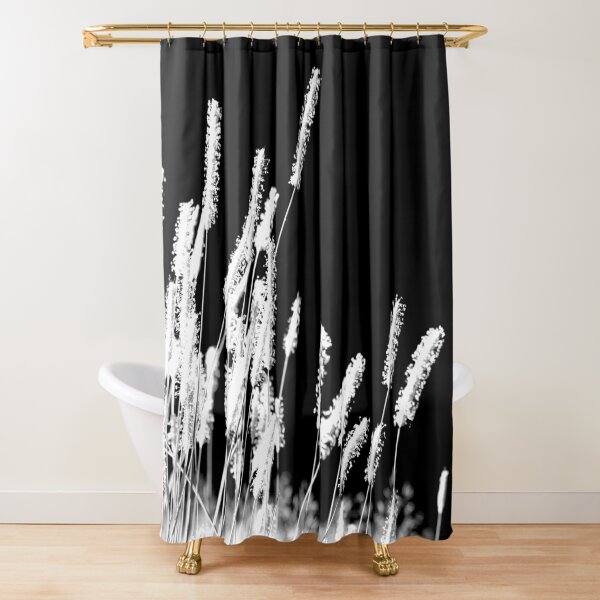 Moonlight Meadowgrass Shower Curtain