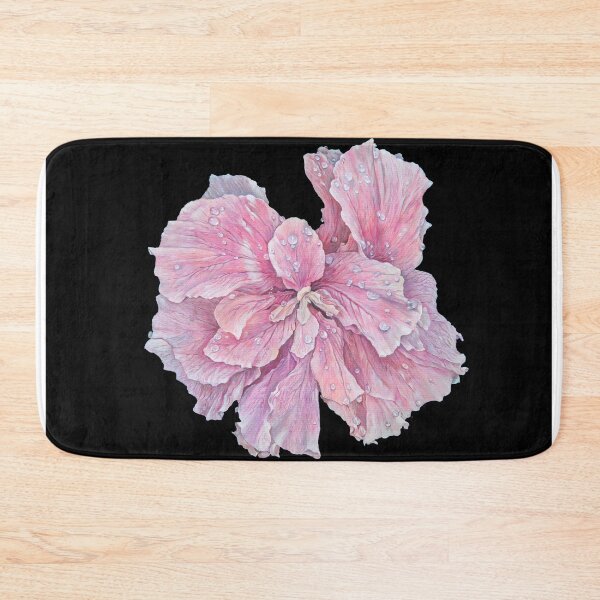 Item preview, Original art, pink flower painting in pink and black designed and sold by edgalum.