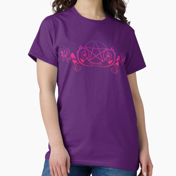 Pretty Rainbow Pentacle Cheeky Witch® Classic T-Shirt