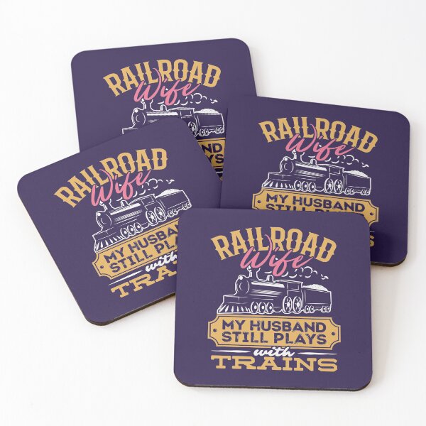 Item preview, Railroad Wife My Husband Still Plays With Trains designed and sold by jaygo.