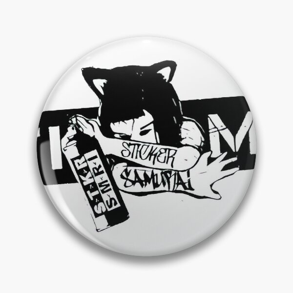 Item preview, pegatina samurai nyan designed and sold by stickersamurai.
