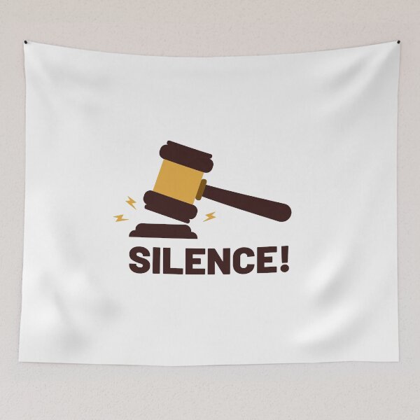 Item preview, Silence In the Courtroom! designed and sold by razvigod.