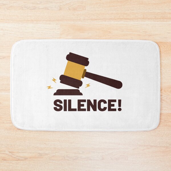 Item preview, Silence In the Courtroom! designed and sold by razvigod.