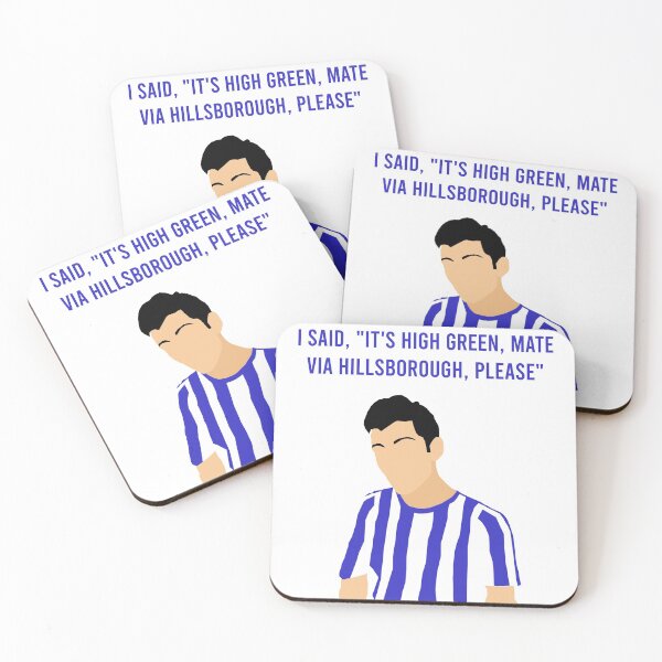 Aperçu de l'œuvre Alex Turner, Arctic Monkeys, impression de football de Sheffield Wednesday créée et vendue par Footballat45RPM.