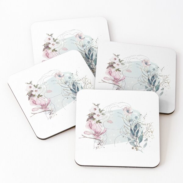 Item preview, Line Art With Flowers designed and sold by ohdaintyduck.