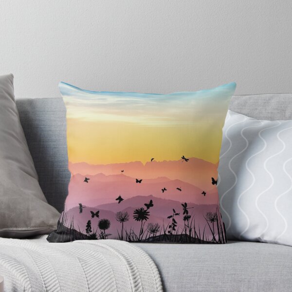 Item preview, Sunset Colors With Black Silhouette designed and sold by Giftables.
