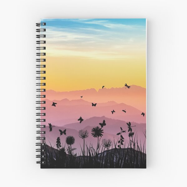 Artikelvorschau, Sonnenuntergang Farben mit schwarzer Silhouette entworfen und verkauft von Giftables.