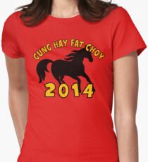 Happy Chinese New Year 2014 Women's Fitted T-Shirt