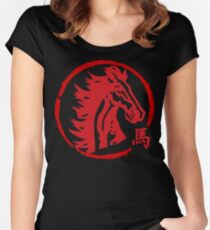 Year of The Horse Women's Fitted Scoop T-Shirt