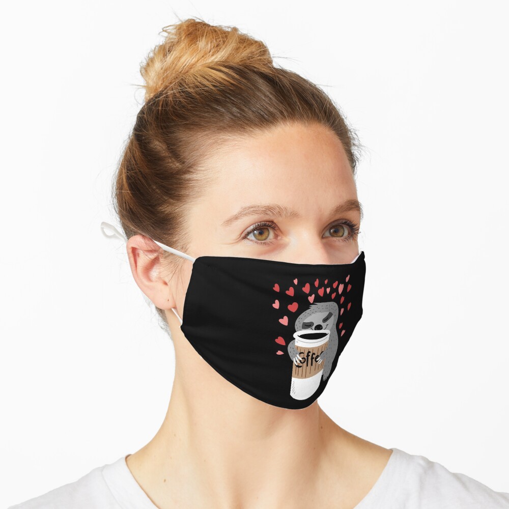 Coffee Sloth Mask