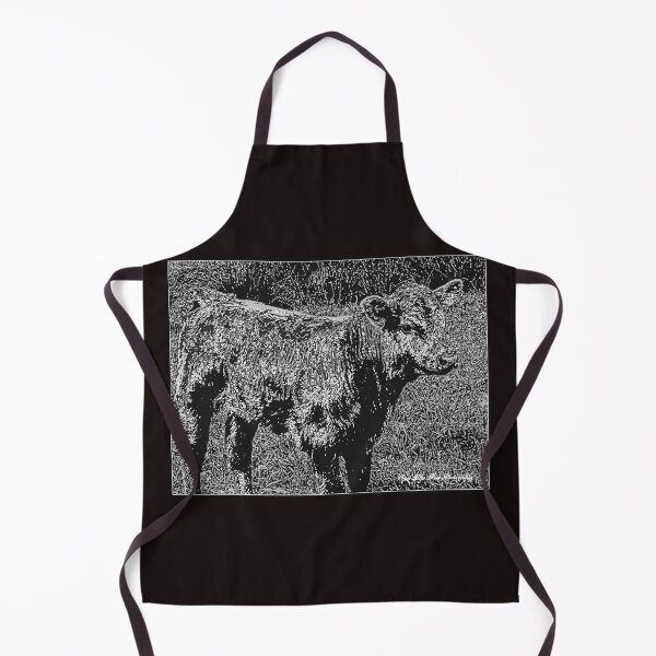 Artikelvorschau, KALB IN SCHWARZ TEXTURIERT entworfen und verkauft von Opalbluerose.