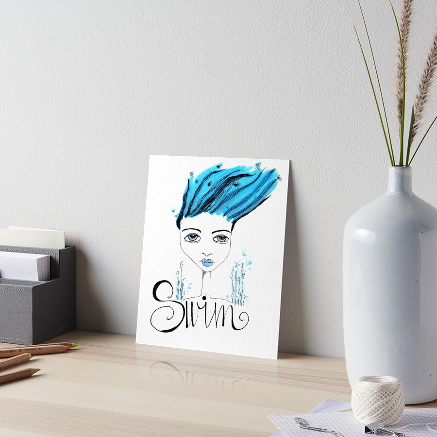 Item preview, Art Board Print designed and sold by lesinfin.