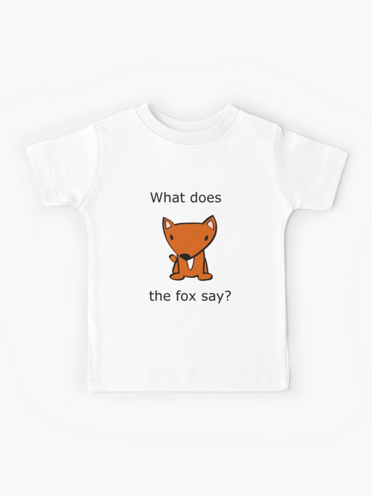 what does the fox say shirt