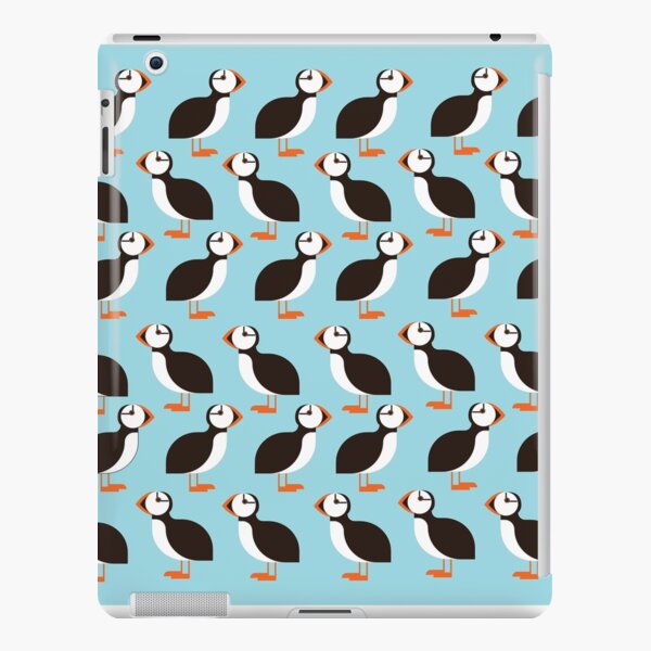 Puffin blue iPad Snap Case