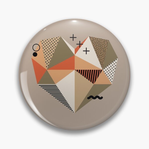 Item preview, Corazón terroso de memphis designed and sold by Foodie2thecore.