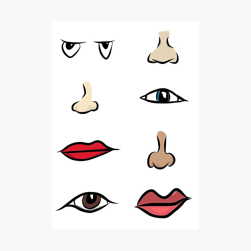 Eyes, Lips & Nose Set
