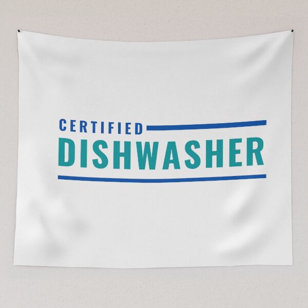 Item preview, Certified Dishwasher designed and sold by ItsNikkiArts.