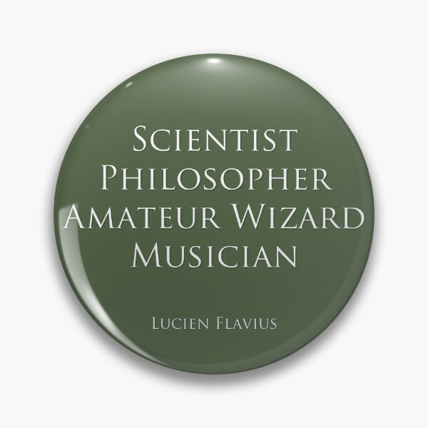 Item preview, Lucien Flavius - Scientist, Philosopher, Amateur Wizard, Musician... designed and sold by Joseph Russell.