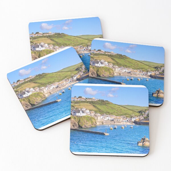 Item preview, Port Isaac Cornwall - harbour - harbor print Cornish Fishing Village designed and sold by Chris Warham.