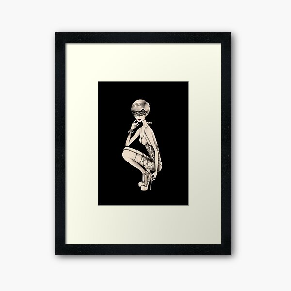 Sexy - Fashion Illustration Framed Art Print