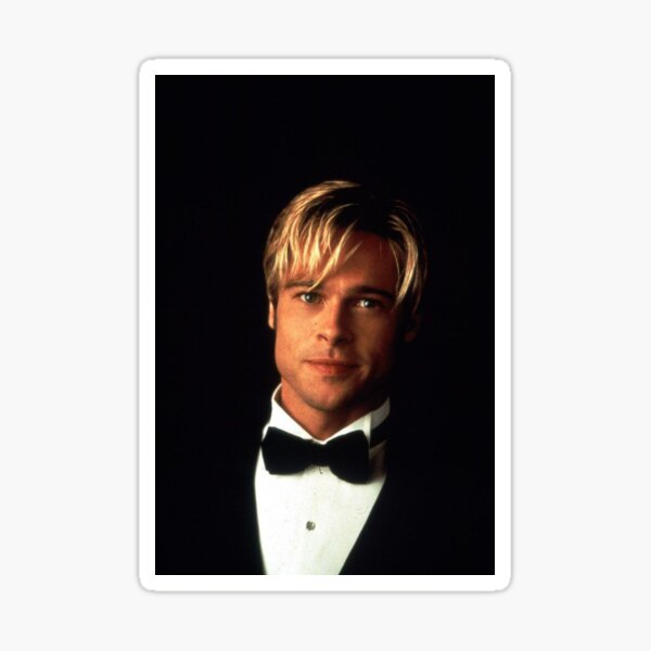 Brad Pitt jeune et chaud Sticker