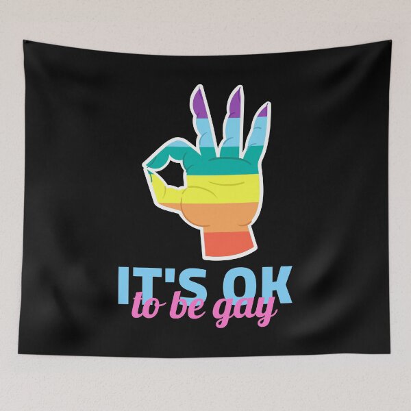 Item preview, It's OK to be gay design designed and sold by mum-of-two.