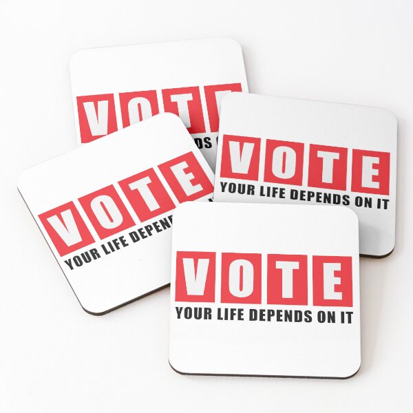 Item preview, Vote Your Life Depends On It Design designed and sold by Pappistore.