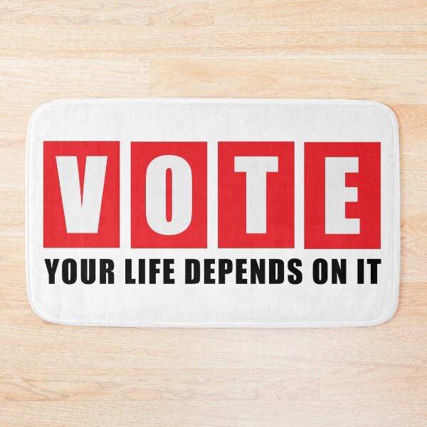 Item preview, Vote Your Life Depends On It Design designed and sold by Pappistore.