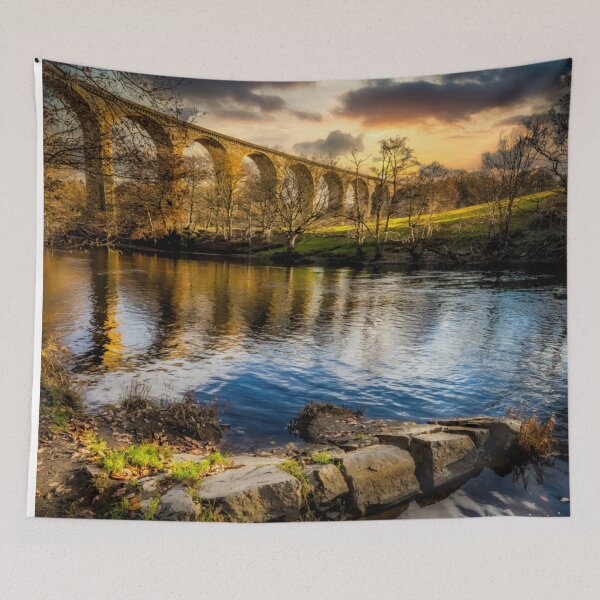 Item preview, Cefn Railway Viaduct Sunset designed and sold by AJEvans.