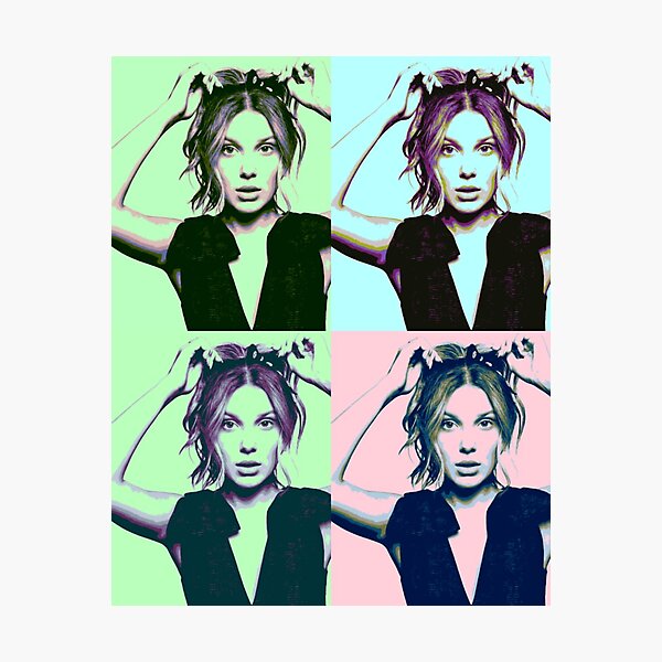 Item preview, Millie Bobby Brown Pop Art designed and sold by Harry Bull.