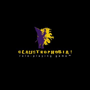Artwork thumbnail, Claustrophobia! Role-Playing Game Logo by Rodney Sloan