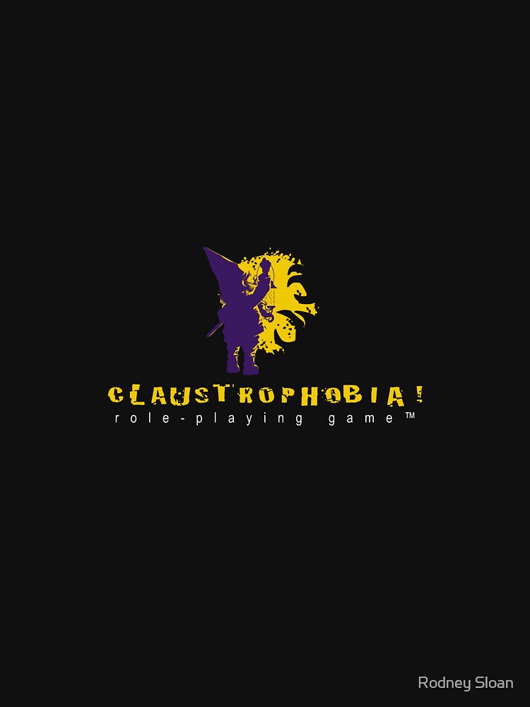 Thumbnail 7 of 7, Classic T-Shirt, Claustrophobia! Role-Playing Game Logo designed and sold by CptPhoenix.