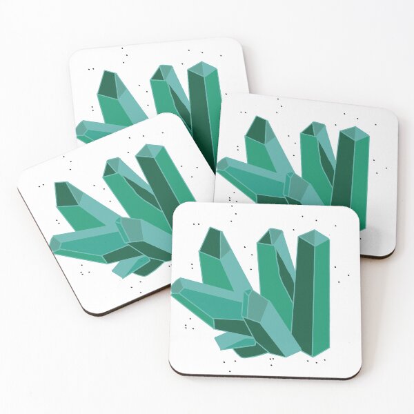 Item preview, Emerald crystal doodle  designed and sold by 445-Designs.