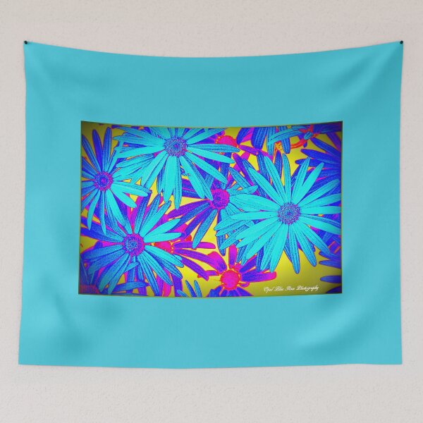 Item preview, FLORAL FANTASY DAISYS IN RAINBOW SUMMER  COLOUR  designed and sold by Opalbluerose.