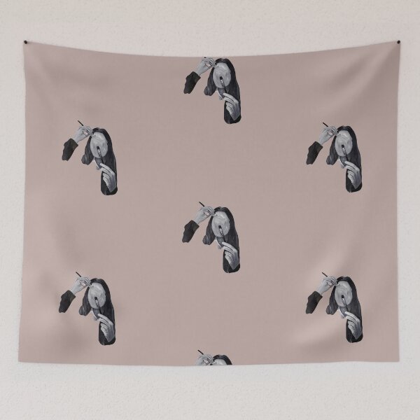 Item preview, "Yours Truly" - Original Art Piece (Brown BG) designed and sold by INSAINT.