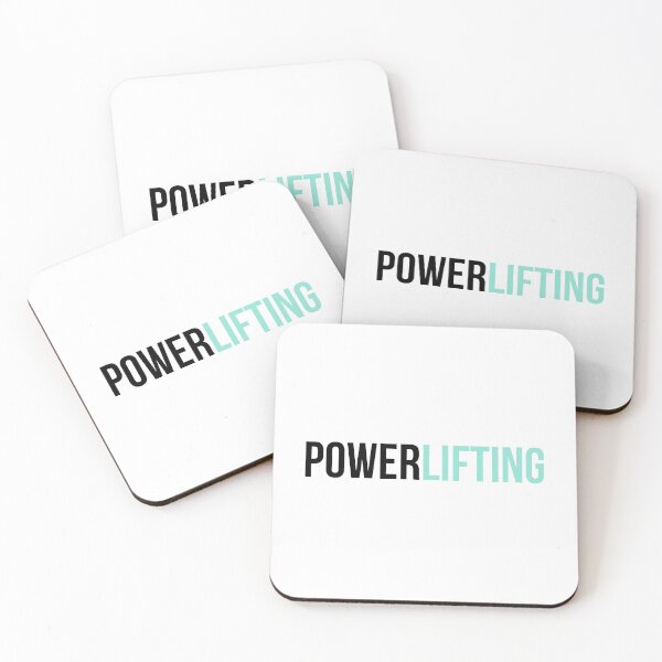 Item preview, Powerlifting Turquoise designed and sold by liftingbros.