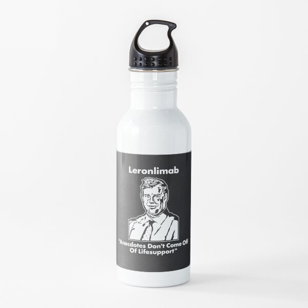 Patterson Quote (Black Background) Water Bottle