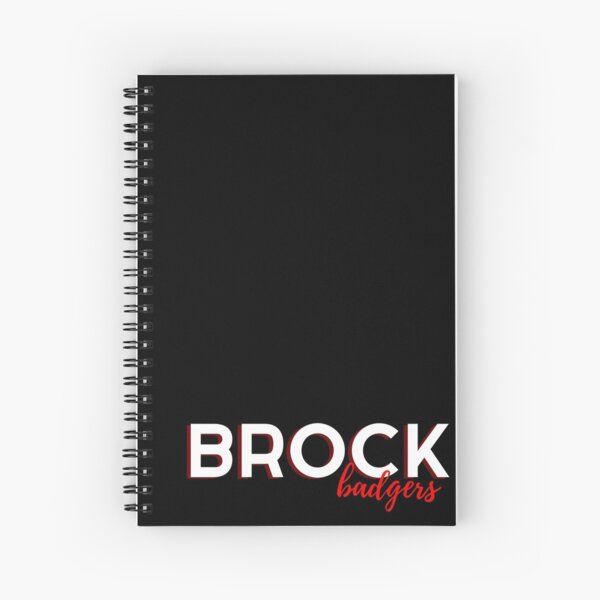 Brock Badgers Spiral Notebook