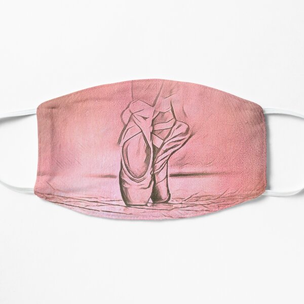 Ballet Shoes Pink Flat Mask
