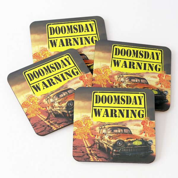 Item preview, Doomsday; Warning; designed and sold by StickerApe.