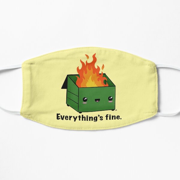 dumpster fire mask