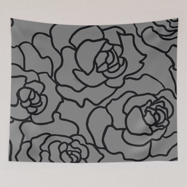 Item preview, Rose line art design designed and sold by Diane Hunter Art.