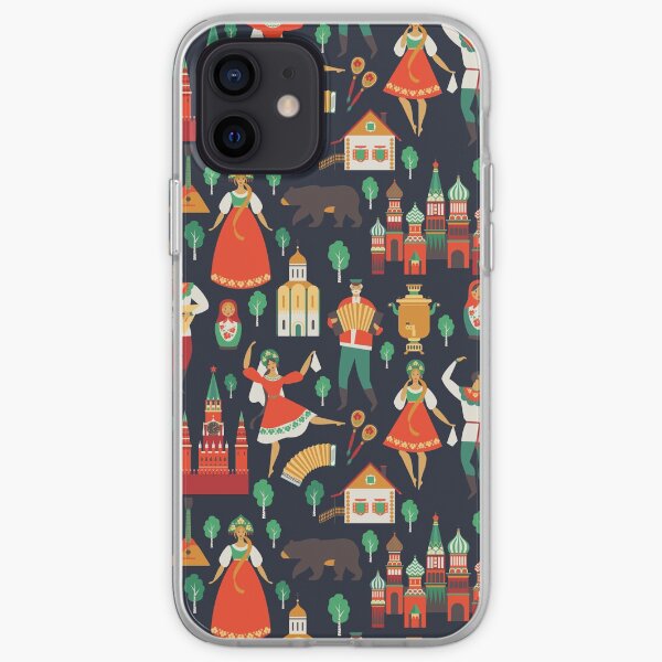 Russian Folk Pattern iPhone Soft Case