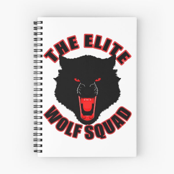 Item preview, The Elite Wolf Squad Design Black Color designed and sold by vineeth.