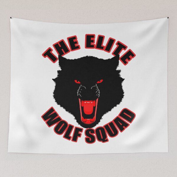 Item preview, The Elite Wolf Squad Design Black Color designed and sold by vineeth.
